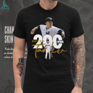MLB New York Yankees Masahiro Tanaka 200 Wins Celebration 2025 T Shirt