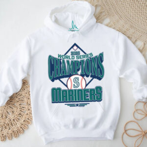 MLB Shop Seattle Mariners 2025 World Series Champions Victory Trophy T Shirt