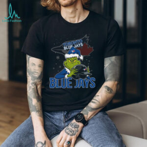 MLB Toronto Blue Jays Christmas Grinch Helmets Baseball Logo T Shirt