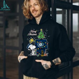 Mariners Shop Merry Christmas With Snoopy Baby Seattle Mariners T Shirt