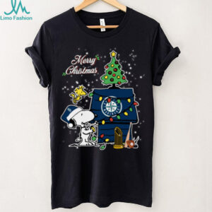 Mariners Shop Merry Christmas With Snoopy Baby Seattle Mariners T Shirt