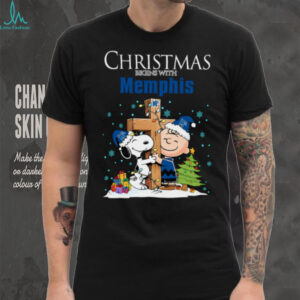 Memphis Tigers Snoopy Christmas Shirt Charlie Brown Holiday Football Tee