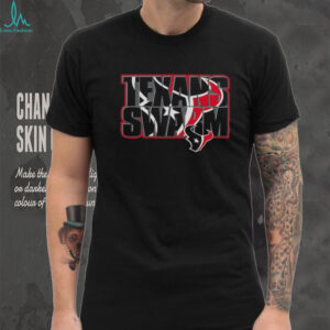 Men's Black Houston Texans Team Stacked Logo Shirt