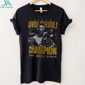 Merab Dvalishvili UFC 320 Bantamweight Champion signature vintage shirt