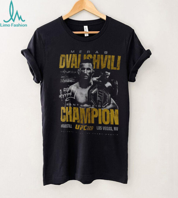 Merab Dvalishvili UFC 320 Bantamweight Champion signature vintage shirt