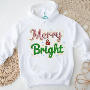 Merry and Bright Preppy Christmas 2025 shirt