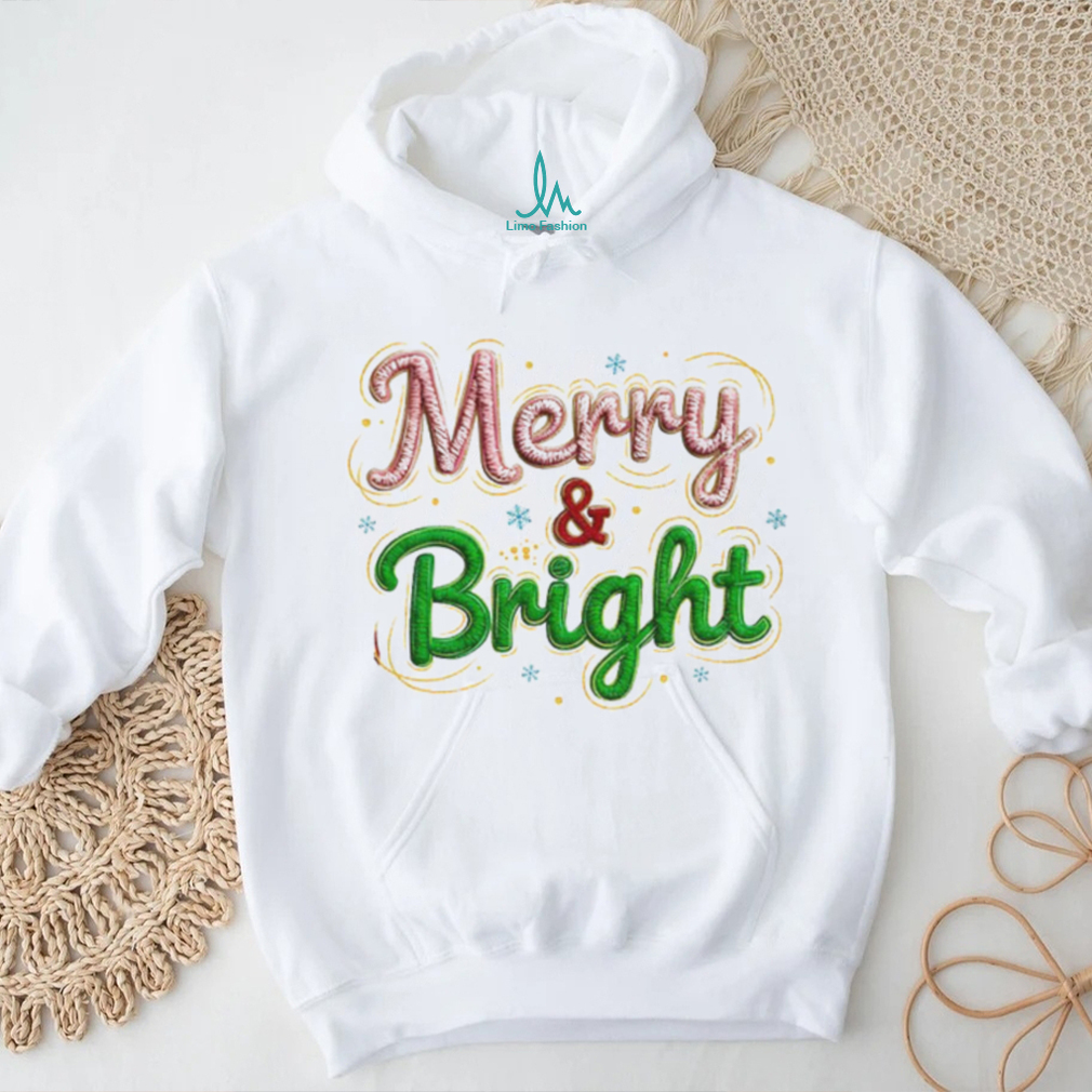 Merry and Bright Preppy Christmas 2025 shirt Merry and Bright Preppy Christmas 2025 shirt