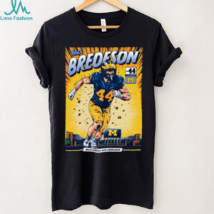 Michigan Wolverines #44 Max Bredeson Student Athlete Comic T Shirt
