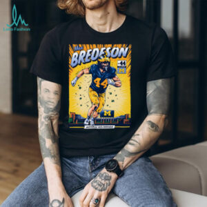Michigan Wolverines #44 Max Bredeson Student Athlete Comic T Shirt