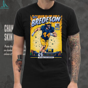 Michigan Wolverines #44 Max Bredeson Student Athlete Comic T Shirt