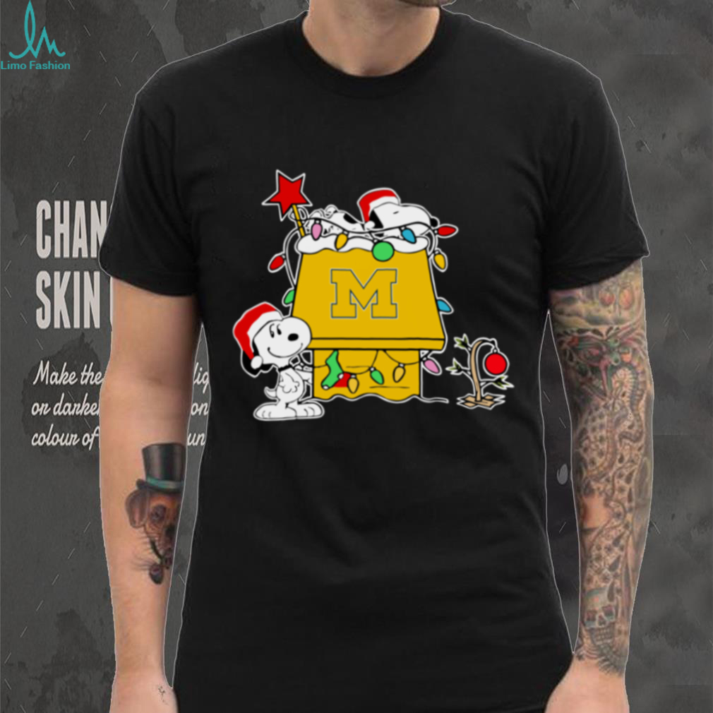 Michigan Wolverines Football Snoopy Christmas Holiday 2025 T Shirt Michigan Wolverines Football Snoopy Christmas Holiday 2025 T Shirt