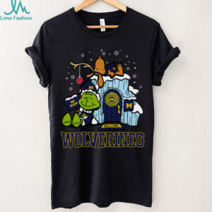 Michigan Wolverines Grinch Nuts Welcome Christmas T Shirt