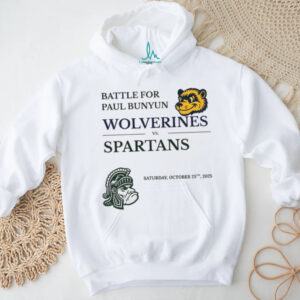Michigan Wolverines vs Michigan State Spartans Battle for Paul Bunyan Food Drinks Traditions shirt