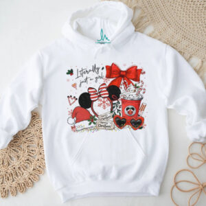 Mickey Mouse Preppy Magical Kingdom literally just a girl Merry Christmas shirt