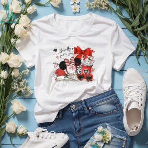 Mickey Mouse Preppy Magical Kingdom literally just a girl Merry Christmas shirt