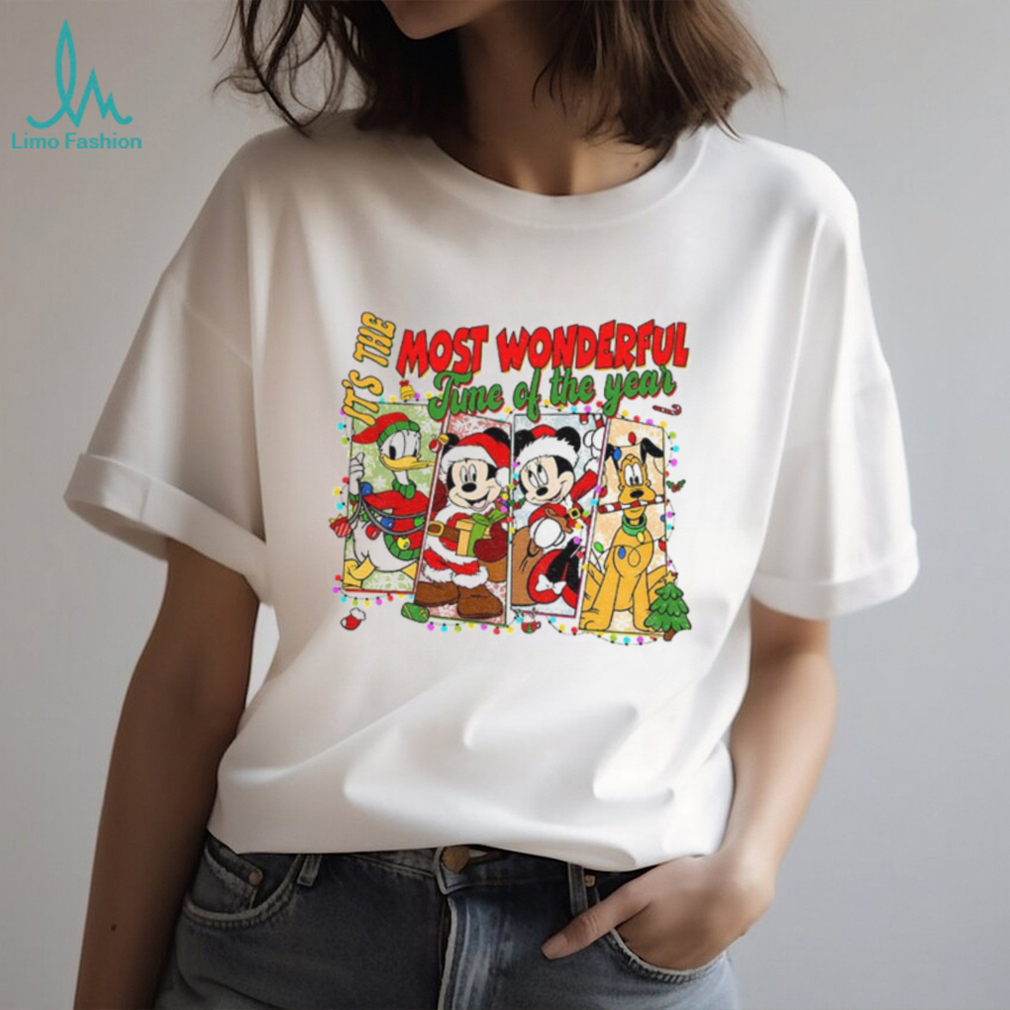 Mickey Mouse and Friends it’s the most wonderful time of the year Merry Christmas shirt Mickey Mouse and Friends it’s the most wonderful time of the year Merry Christmas shirt