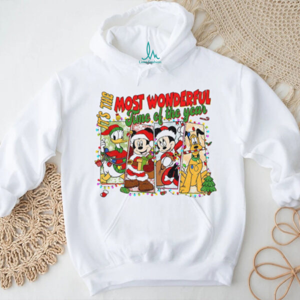 Mickey Mouse and Friends it’s the most wonderful time of the year Merry Christmas shirt