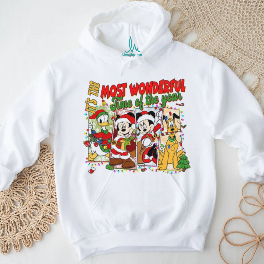 Mickey Mouse and Friends it’s the most wonderful time of the year Merry Christmas shirt Mickey Mouse and Friends it’s the most wonderful time of the year Merry Christmas shirt