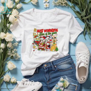 Mickey Mouse and Friends it’s the most wonderful time of the year Merry Christmas shirt