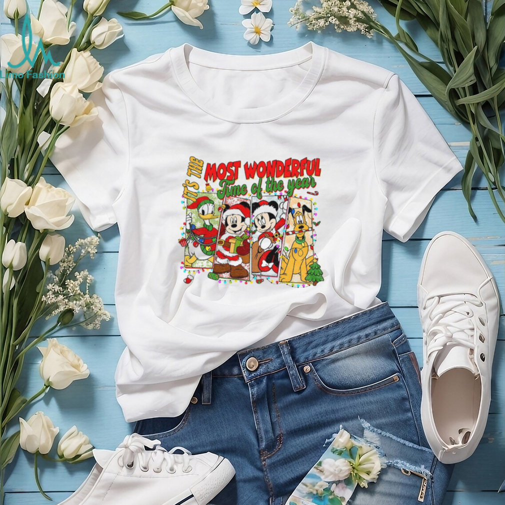 Mickey Mouse and Friends it’s the most wonderful time of the year Merry Christmas shirt Mickey Mouse and Friends it’s the most wonderful time of the year Merry Christmas shirt