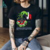 Personalized Milwaukee Brewers Funny Grinch Tee, Christmas Santa Baseball Shirt with Quote They Hate Us Ain’t Us, MLB Gift