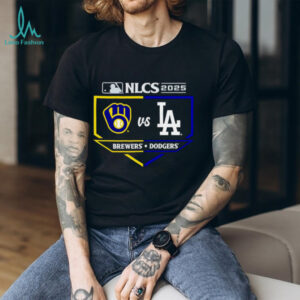 Milwaukee Brewers vs Los Angeles Dodgers 2025 National League Championship Series Matchup logo shirt