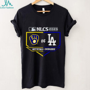 Milwaukee Brewers vs Los Angeles Dodgers 2025 National League Championship Series Matchup logo shirt