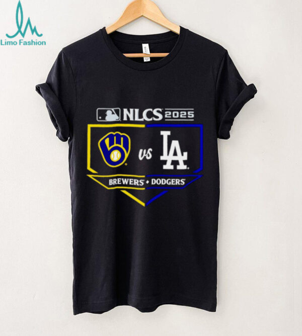 Milwaukee Brewers vs Los Angeles Dodgers 2025 National League Championship Series Matchup logo shirt