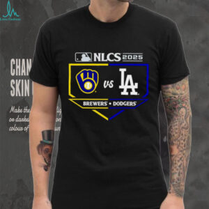 Milwaukee Brewers vs Los Angeles Dodgers 2025 National League Championship Series Matchup logo shirt