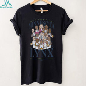 Minnesota Lynx Team Caricature Players Cartoon Shirt