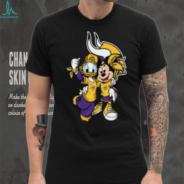 Minnesota Vikings Disney Characters Football T Shirt