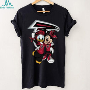 Minnie and Donald Duck Atlanta Falcons Fan Tee