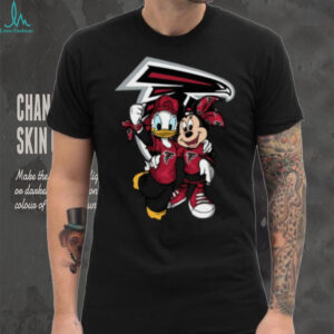 Minnie and Donald Duck Atlanta Falcons Fan Tee