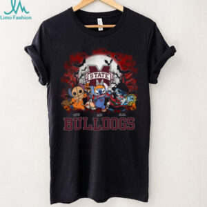 Mississippi State Bulldogs Scary Stitch Horror Tee – Custom NCAA Football Shirt – Personalized Halloween Gift for Sports Lovers