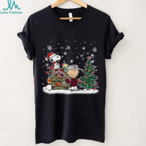 Mississippi State Bulldogs Snoopy Charlie Brown Christmas Holiday T Shirt