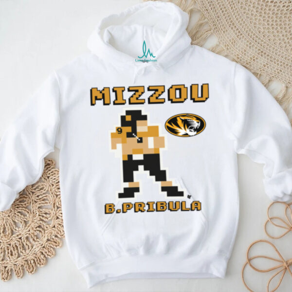 Missouri Football Beau Pribula Retro Baller T Shirt Hoodie