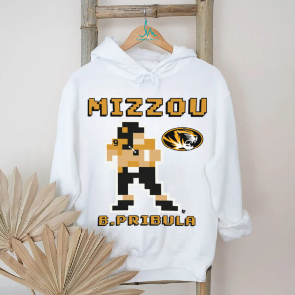 Missouri Football Beau Pribula Retro Baller T Shirt Hoodie