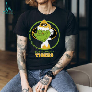Missouri Tigers Grinch Christmas T Shirt Hates People But Loves Football