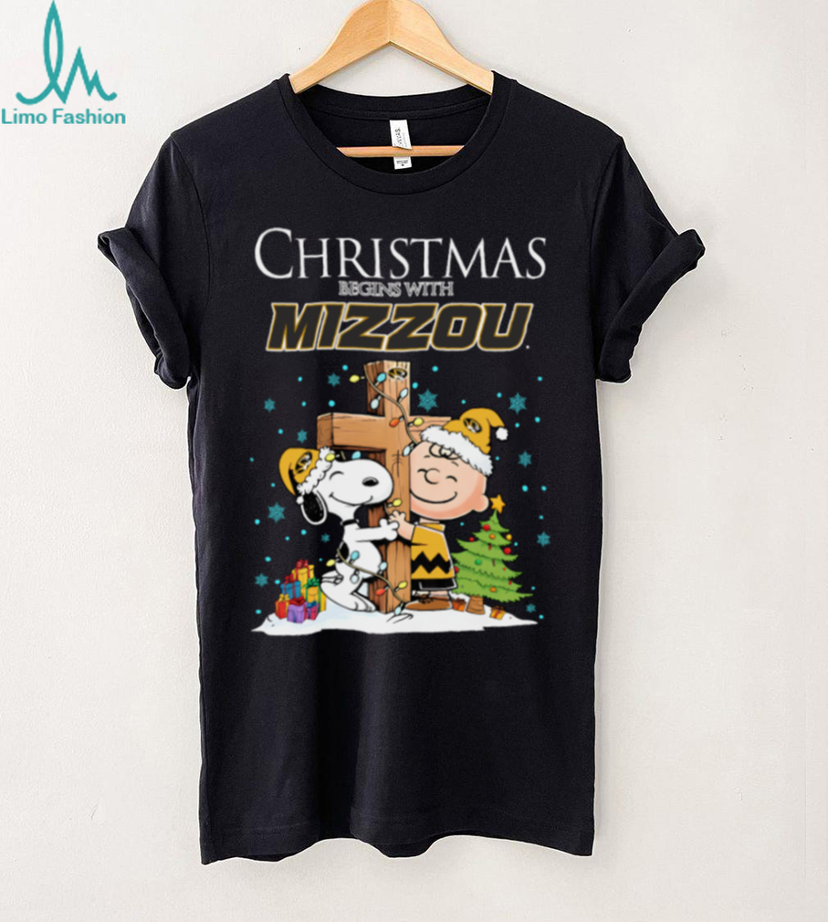 Missouri Tigers Snoopy Christmas Shirt Charlie Brown Holiday Football Tee Missouri Tigers Snoopy Christmas Shirt Charlie Brown Holiday Football Tee