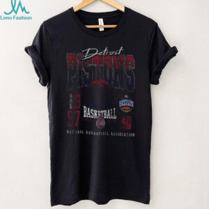 Mitchell and Ness Detroit Pistons Youth Black B Ball Short Sleeve T Shirt