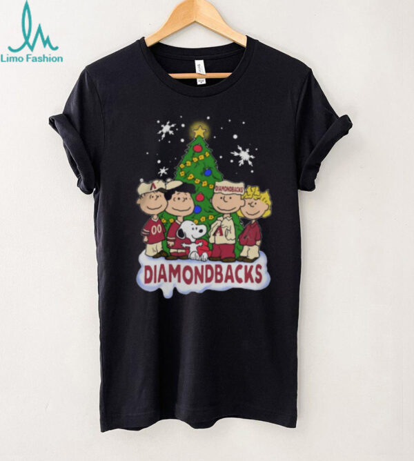 Mlb Snoopy The Peanuts Arizona Diamondbacks Christmas T Shirt