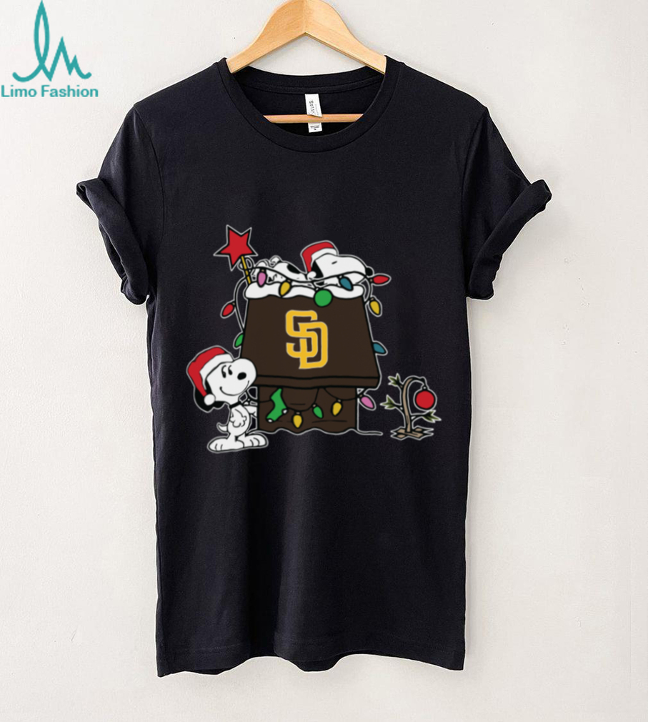 Mlb X Snoopy Merch San Diego Padres Christmas Snoopy Doghouse Hoodie Mlb X Snoopy Merch San Diego Padres Christmas Snoopy Doghouse Hoodie
