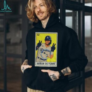 Mookie Betts Senor Octubre Los Angeles Dodgers MLB Baseball Loteria card shirt