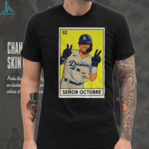 Mookie Betts Senor Octubre Los Angeles Dodgers MLB Baseball Loteria card shirt
