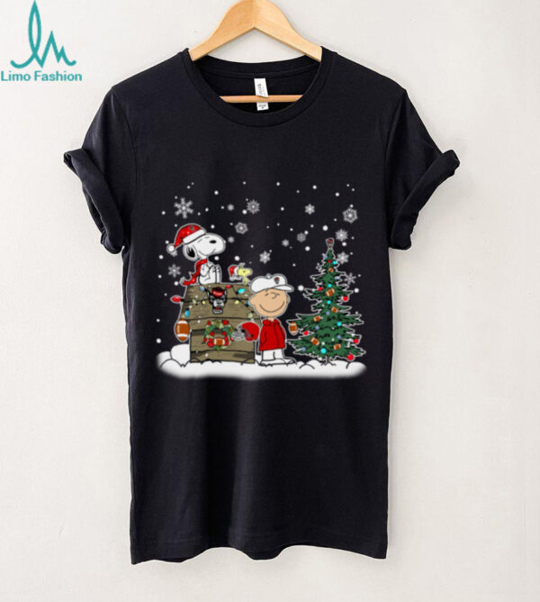 NC State Wolfpack Snoopy Charlie Brown Christmas Holiday T Shirt