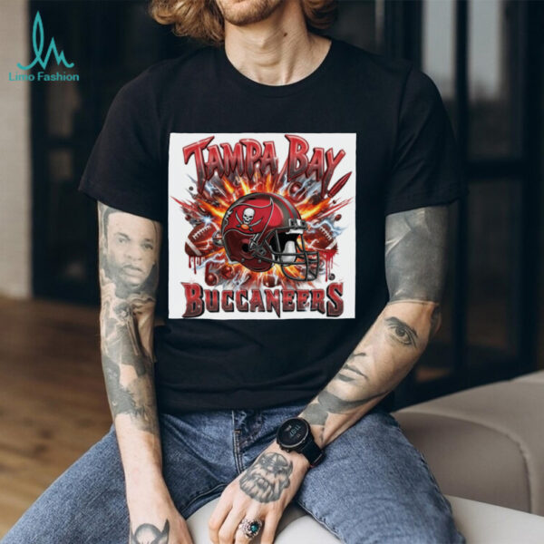 NFL Tampa Bay Buccaneers   Drip Helmet Tee