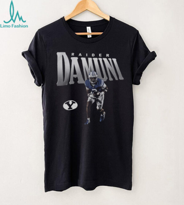 NIL Store Byu Football Raider Damuni Illustrated T Shirt