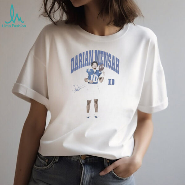 NIL Store Duke Football Darian Mensah Portrait T Shirt