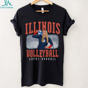 NIL Store Illinois Volleyball Sophi Randall Illustrated T Shirt