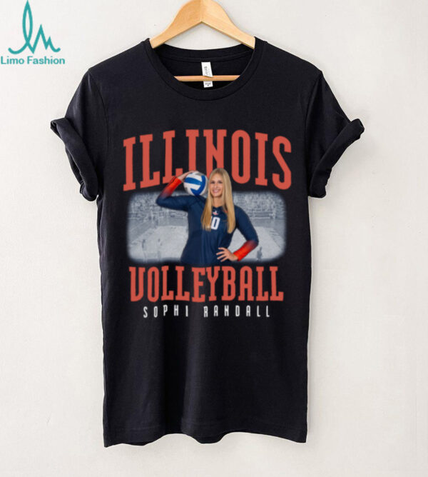 NIL Store Illinois Volleyball Sophi Randall Illustrated T Shirt